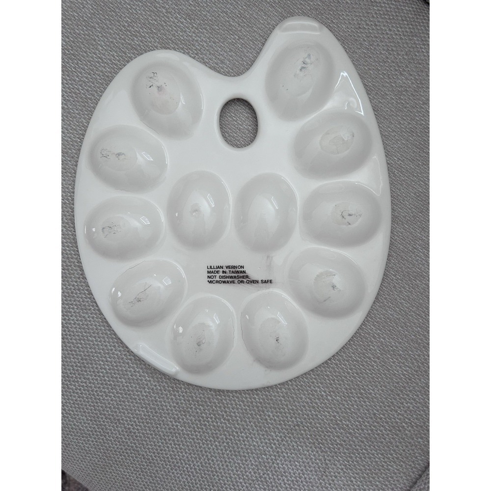 Vintage Egg Plate by Lillian Vernon - Picture 2 of 3